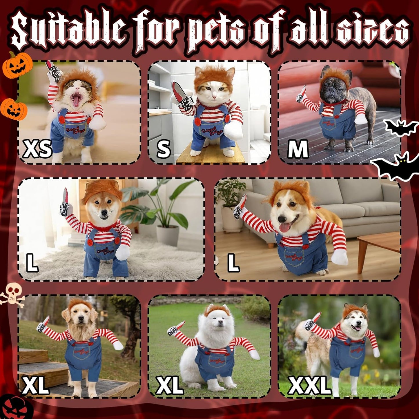 Chucky Dog Costume
