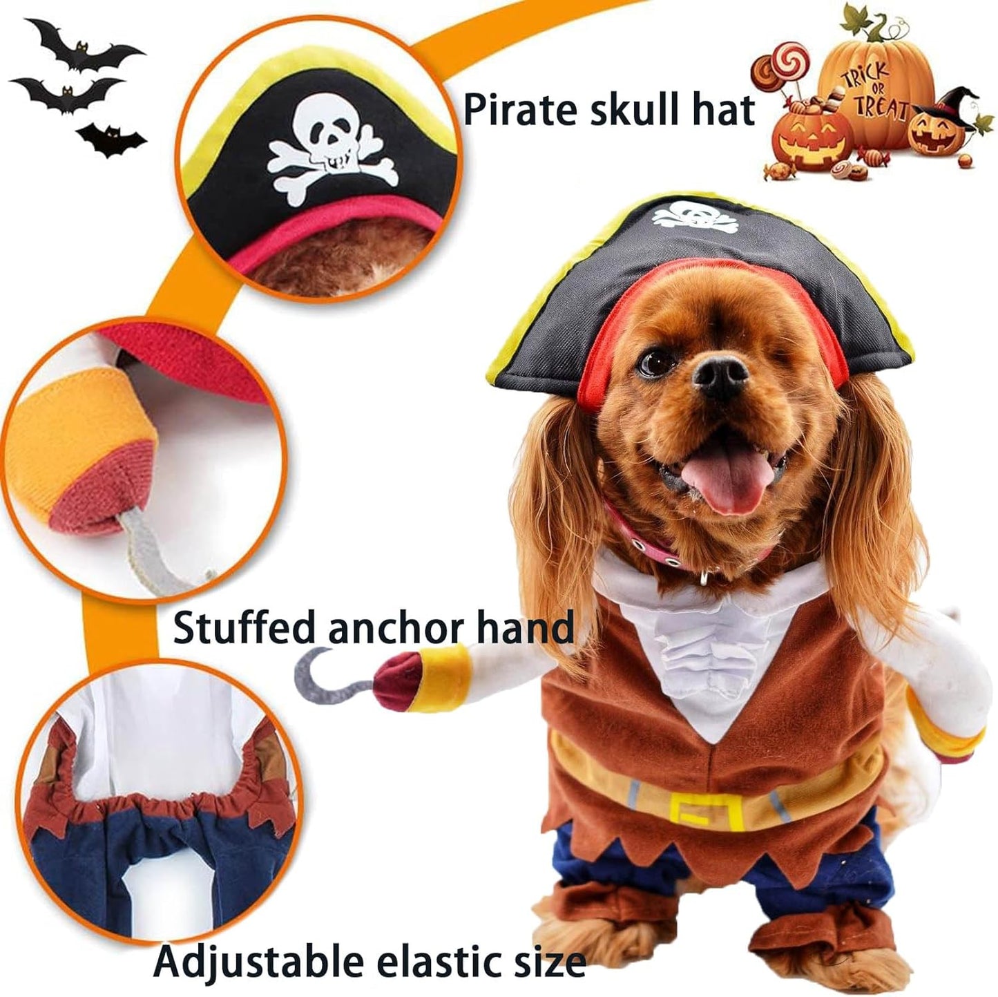 Pirate Dog Costume