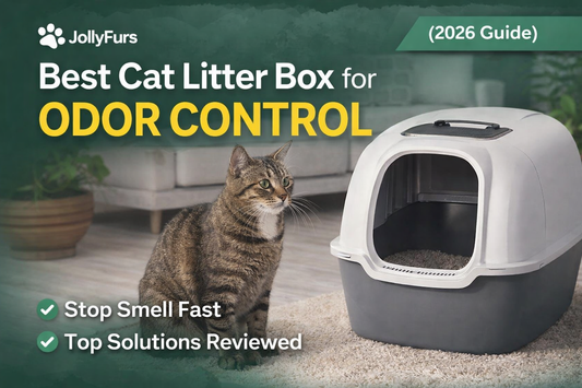 best cat litter box for odor control with modern covered design and cat