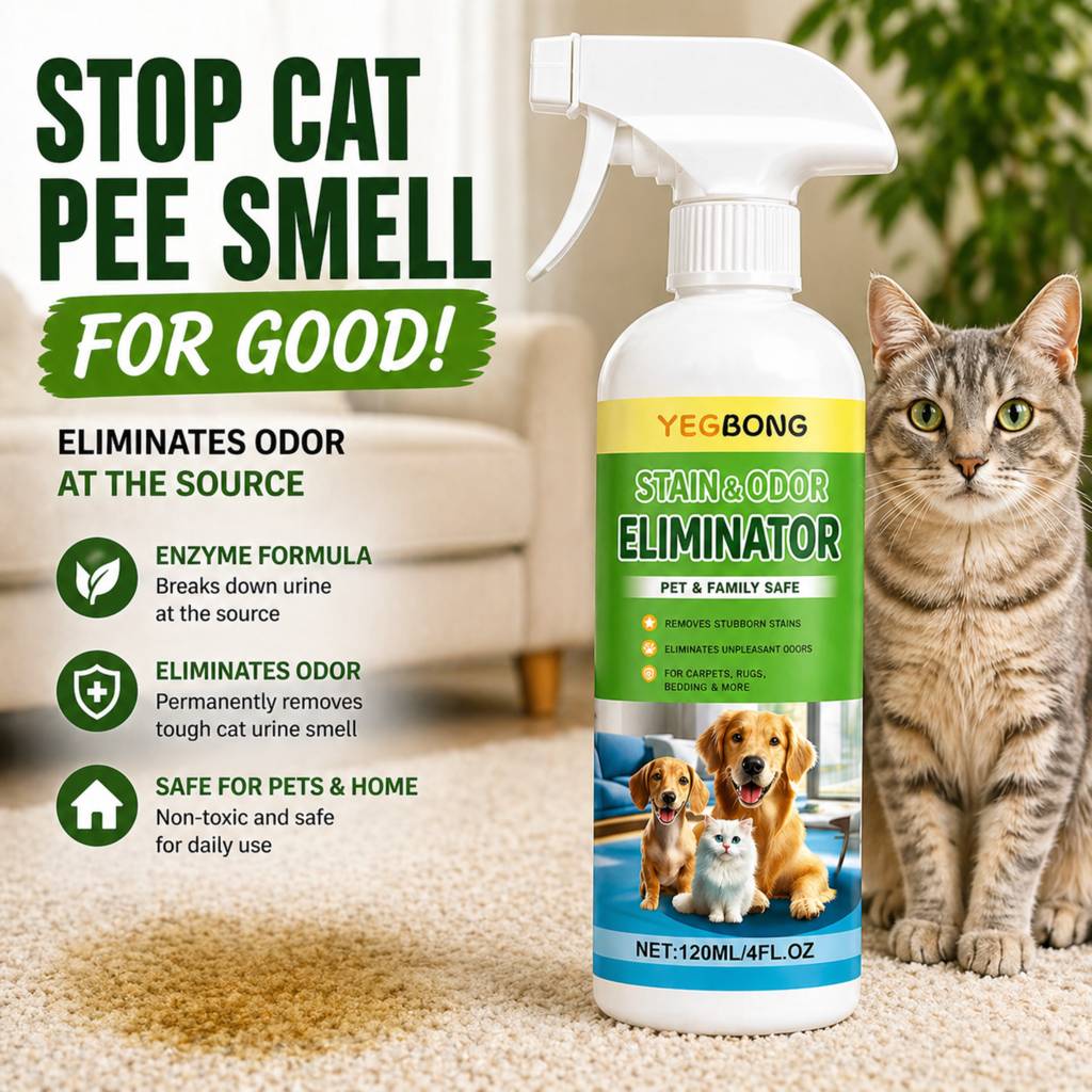 Cat urine enzyme cleaner spray